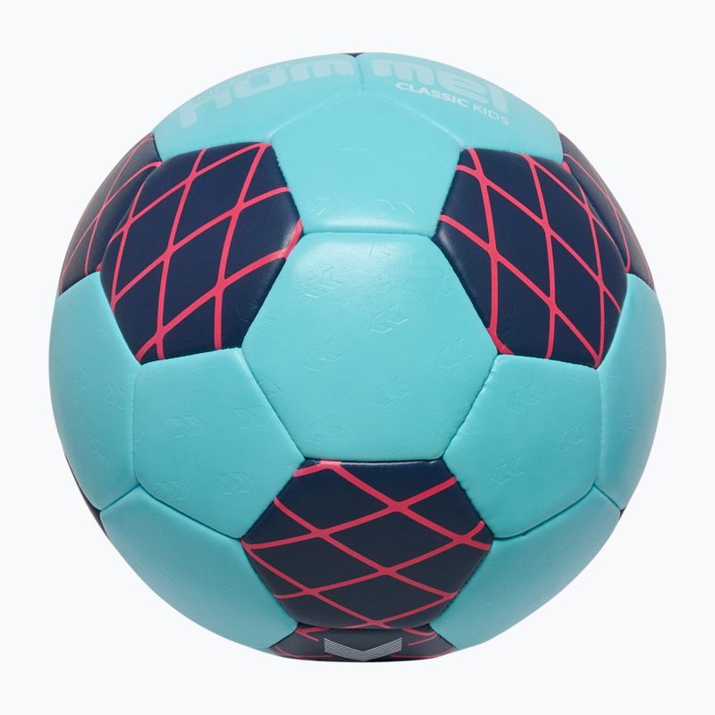 Pallone da pallamano per bambini Hummel Classic HB Jr light blue/marine/red size 1 3