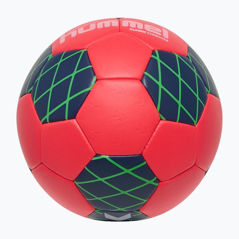 Palla da pallamano Hummel Classic Energizer red/marine/green size 0 3