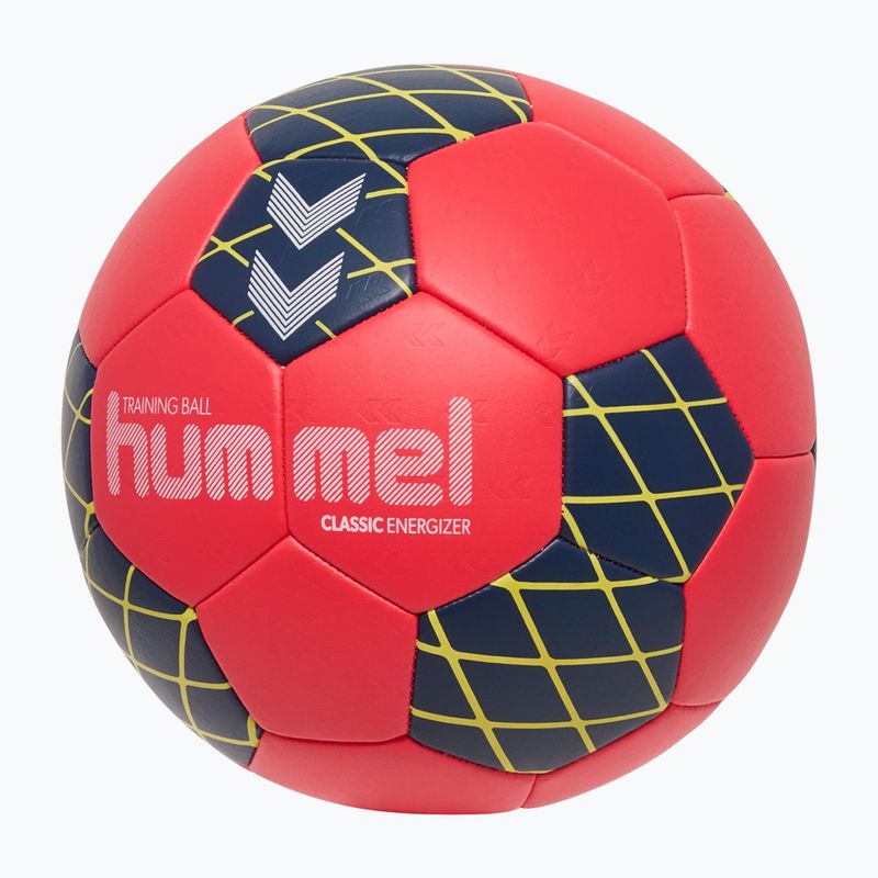 Palla da pallamano Hummel Classic Energizer off white/light blue/marine size 2 2