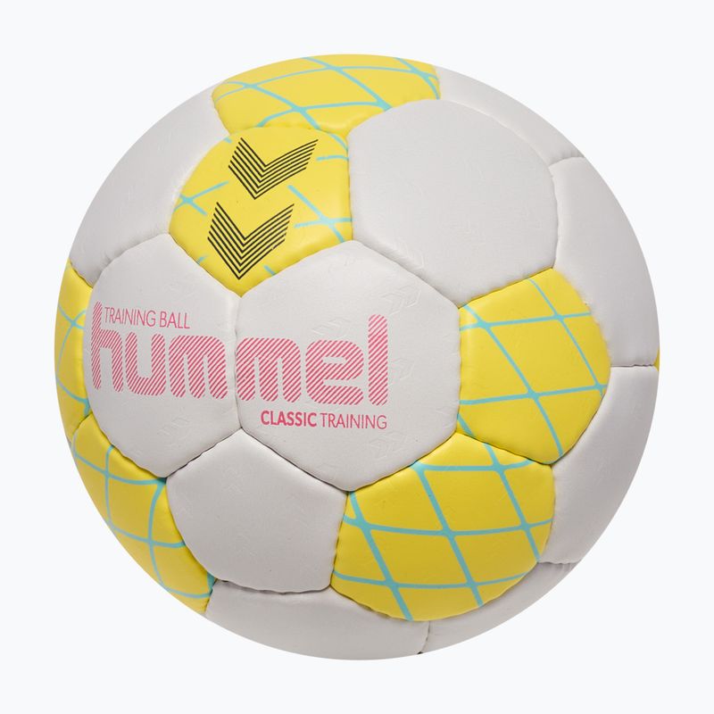 Palla da pallamano Hummel Classic Training HB white/yellow/blue size 1 2