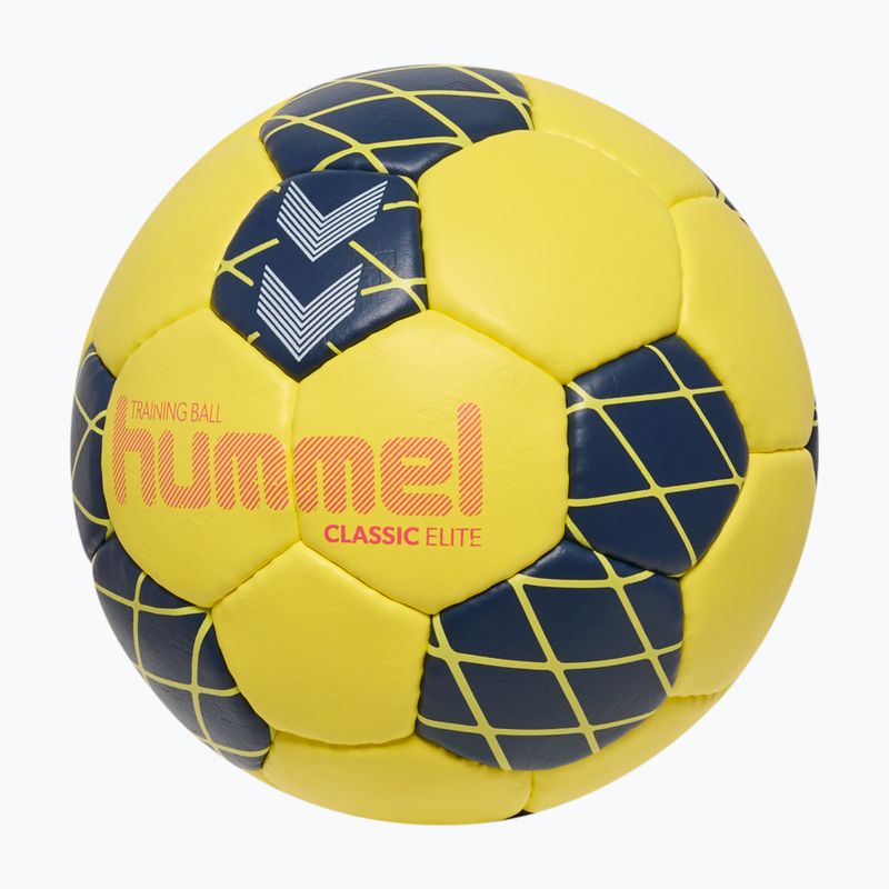 Palla da pallamano Hummel Classic Elite HB yellow/marine size 1 2