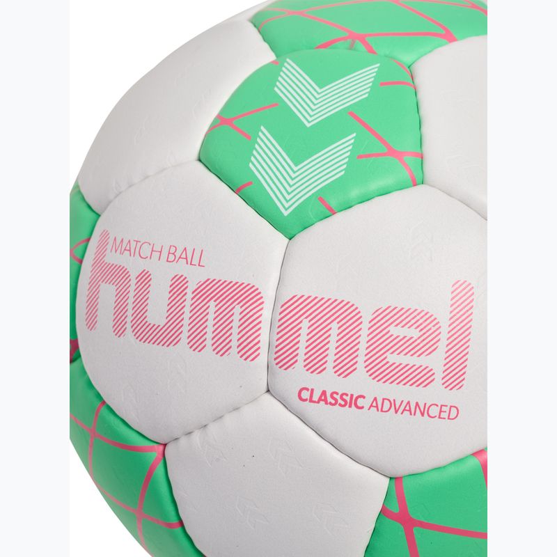 Palla da pallamano Hummel Classic Advanced HB off white/green/red size 3 4