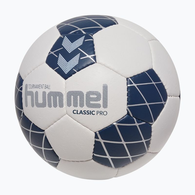 Palla da pallamano Hummel Classic Pro HB off white/marine/silver size 2 2