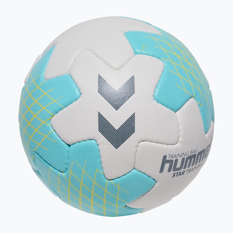 Palla da pallamano Hummel Startraining HB white/light blue/navy size 1 2