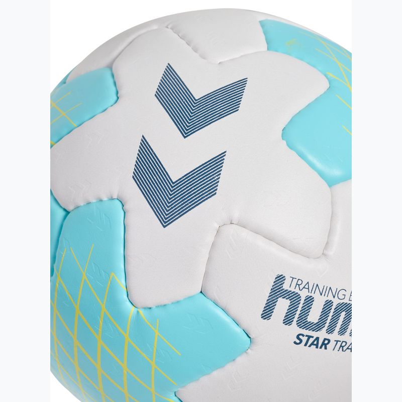 Palla da pallamano Hummel Startraining HB white/light blue/navy size 1 4