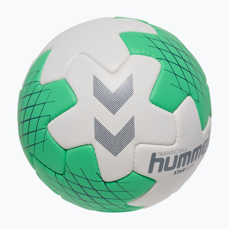 Palla da pallamano Hummel Star Elite HB white/green/marine size 3 2