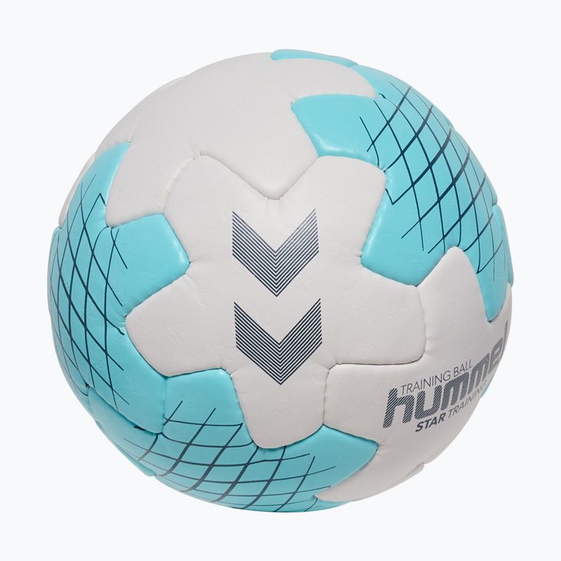 Palla da pallamano Hummel Startraining HB white/light blue/navy size 2 2