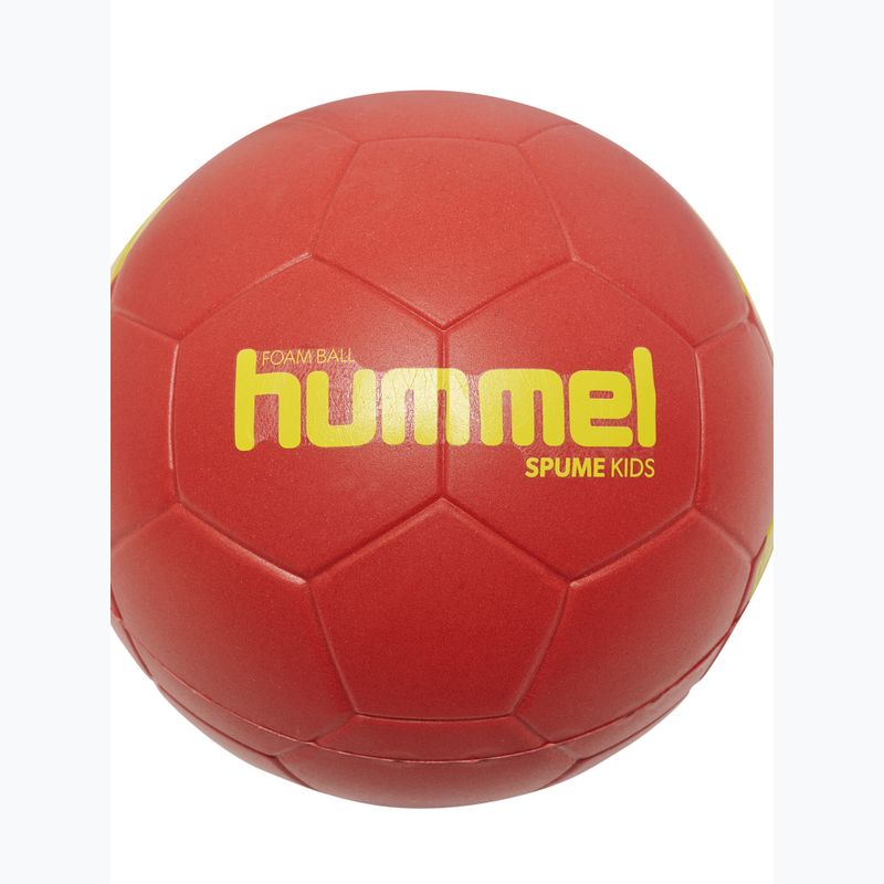 Pallone da pallamano per bambini Hummel Classic Spume HB Jr burgundy/yellow size 0 3