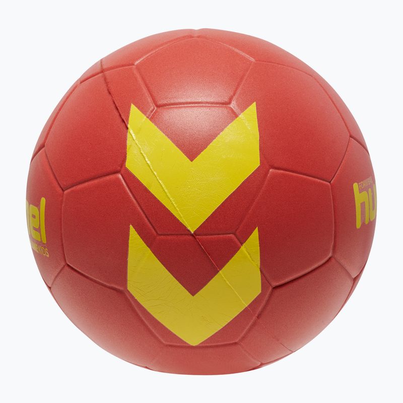 Pallone da pallamano per bambini Hummel Classic Spume HB Jr burgundy/yellow size 0.0 2
