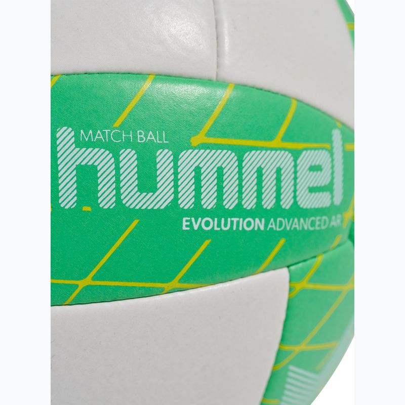 Palla da pallamano Hummel Evolution Advanced AR HB off white/green/red size 2 2