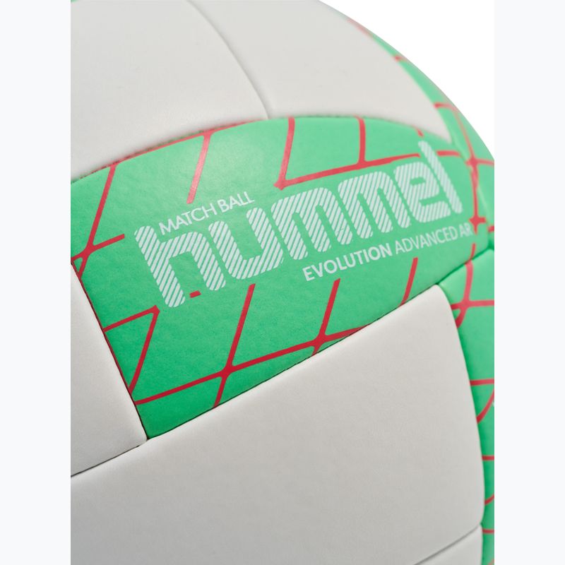 Palla da pallamano Hummel Evolution Advanced AR HB off white/green/red size 3 3