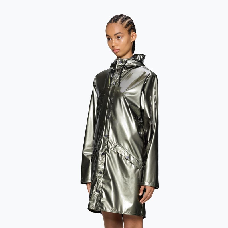 Giacca Rains Long Jacket raven 2