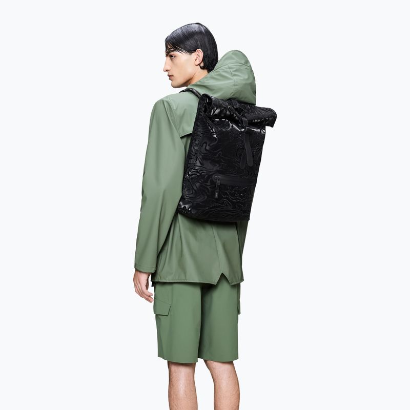 Zaino urbano Rains Rucksack Rolltop 13 + 4 l amp 4