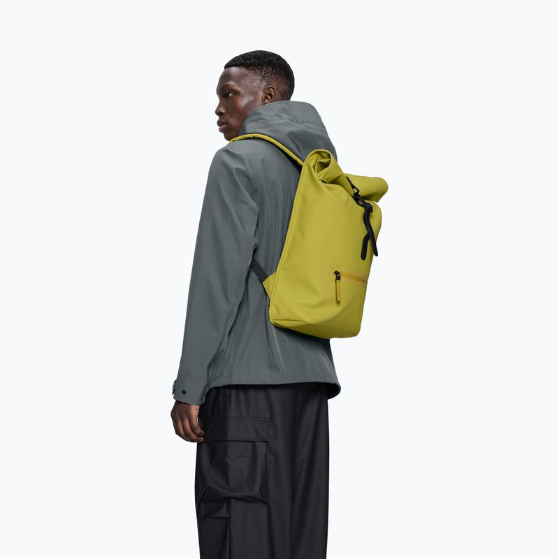 Zaino urbano Rains Rucksack Rolltop glow 5