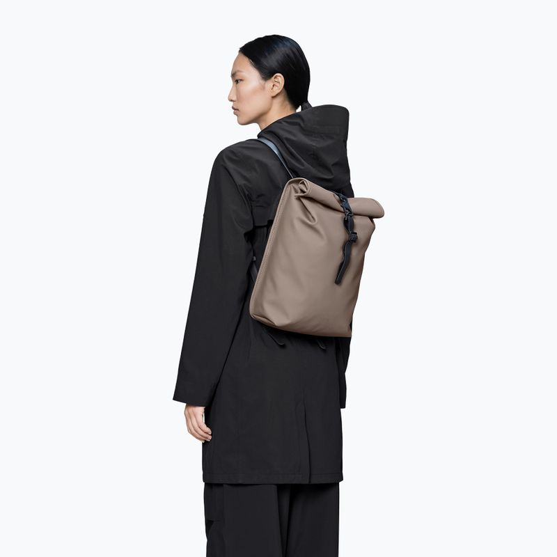 Zaino urbano Rains Rolltop Rucksack Mini Cinder 3