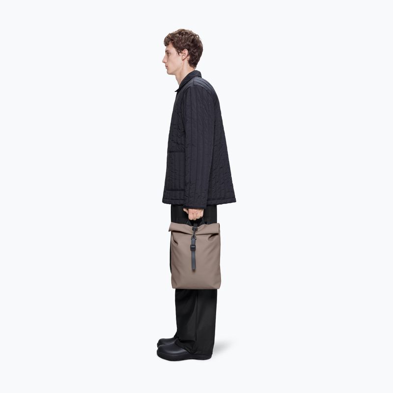 Zaino urbano Rains Rolltop Rucksack Mini Cinder 4