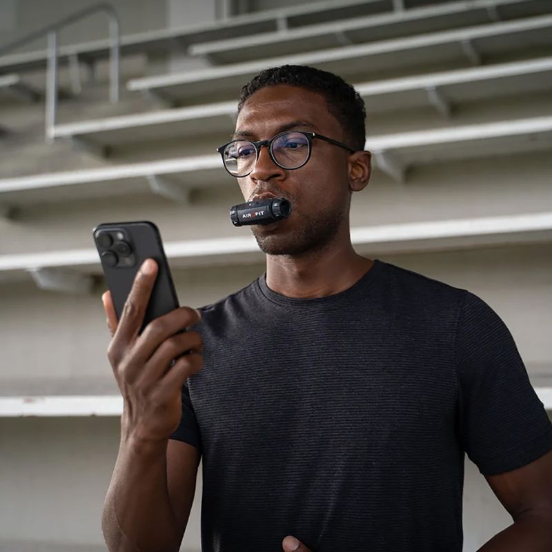 Allenatore respiratorio Airofit Elite dark black/grey 4