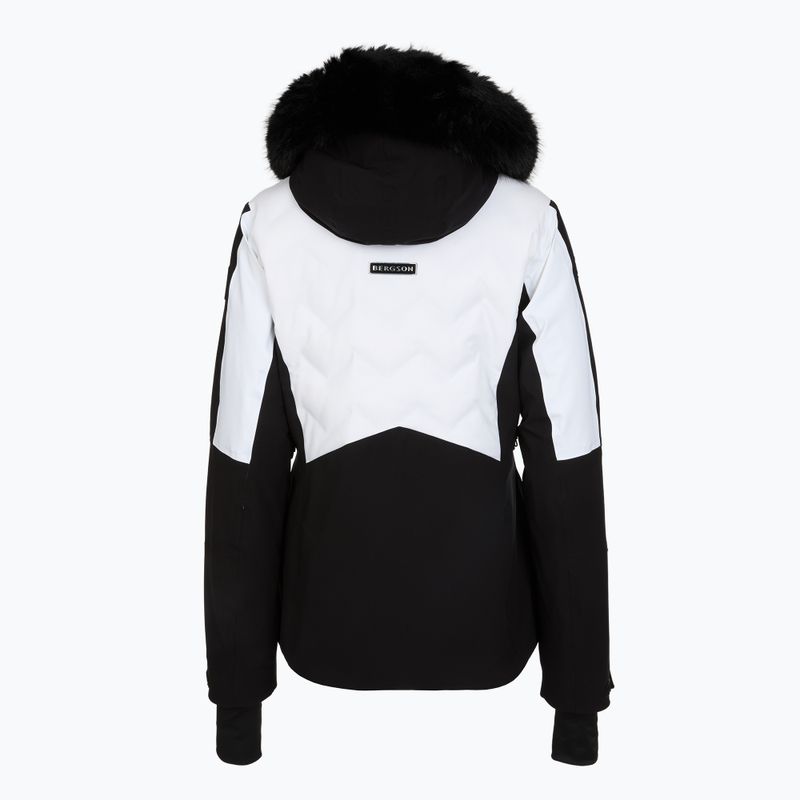 Giacca da sci da donna BERGSON Zephyric Stx white 2
