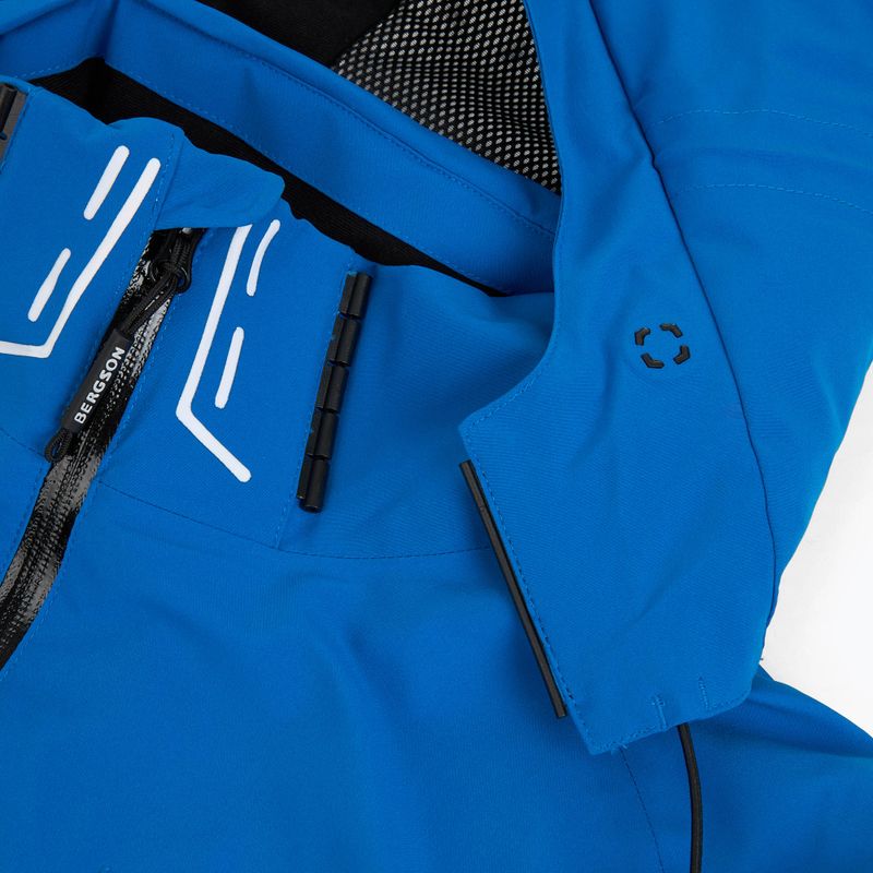 Giacca da sci da uomo BERGSON Velox Stx ibiza blue/white 6