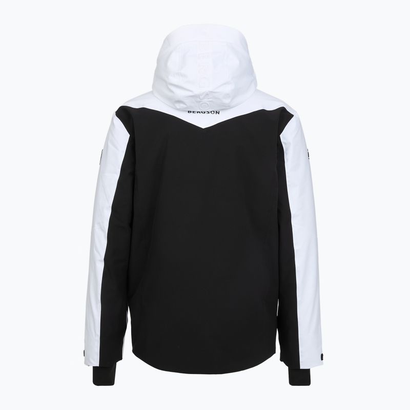 Giacca da sci da uomo BERGSON Velox Stx white/grey 2