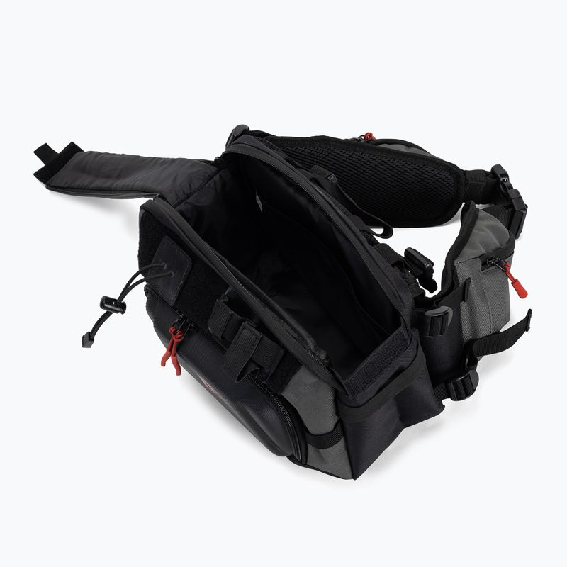 Mikado Hip PackPas borsa da pesca nera 8