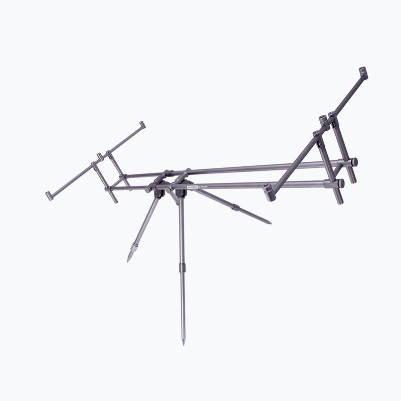 Rodpod per 3 canne Mikado M-Pod 3 Rod nero 2