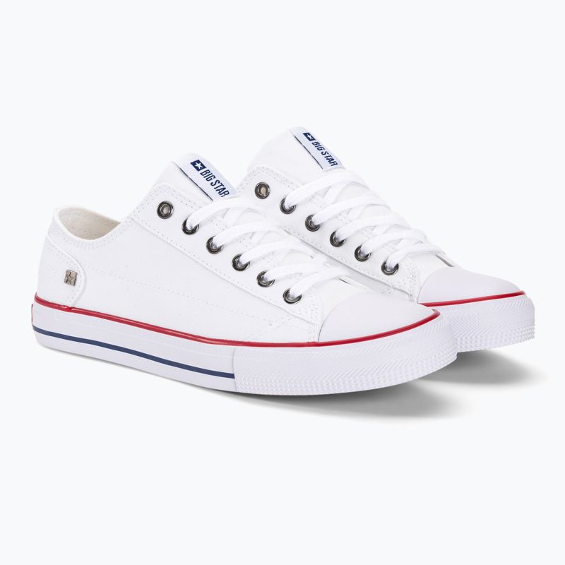 Scarpe da ginnastica BIG STAR da uomo DD174271 bianco 4