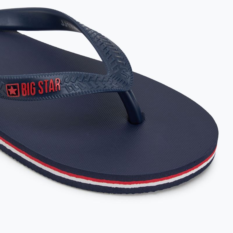 BIG STAR infradito da uomo JJ174537 blu navy 7