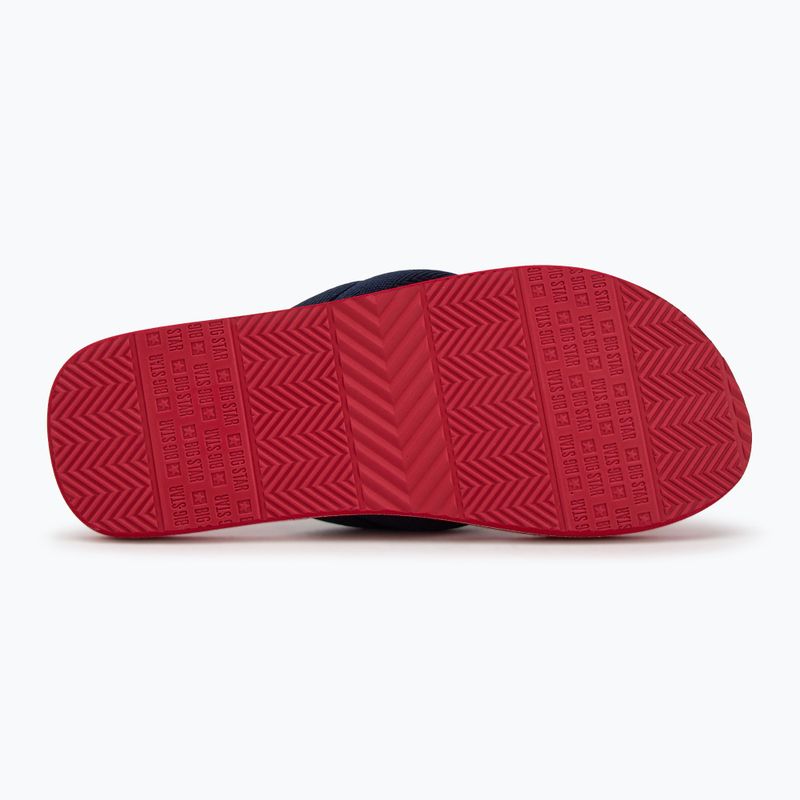 Infradito BIG STAR da uomo JJ174543 rosso 4