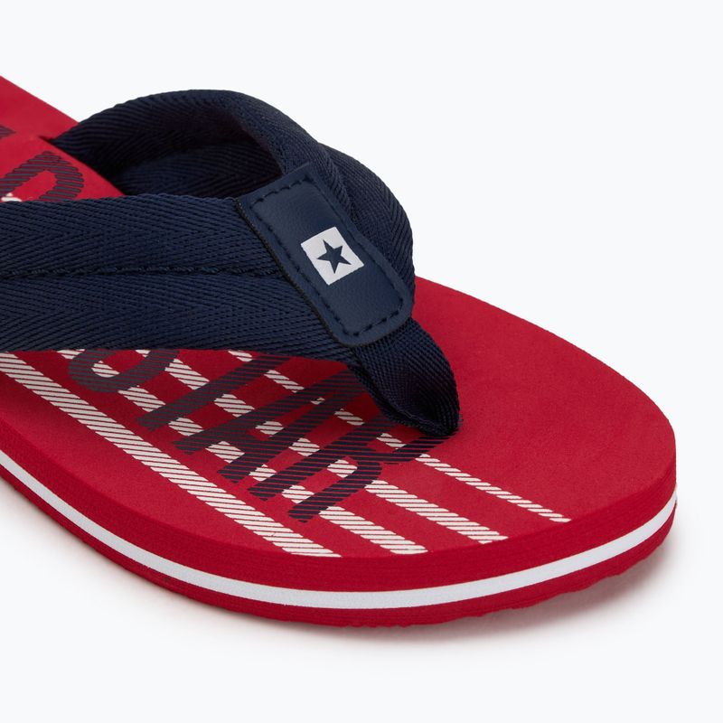 Infradito BIG STAR da uomo JJ174543 rosso 7