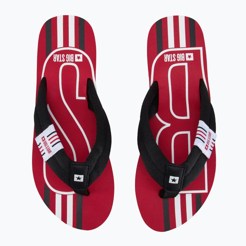 BIG STAR infradito da donna JJ274A431 rosso 5