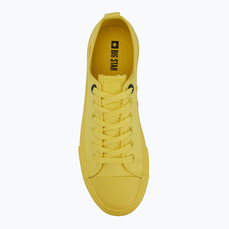 Scarpe da ginnastica BIG STAR da donna LL274026 giallo chiaro 5