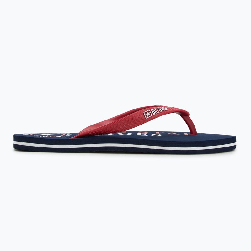 BIG STAR infradito da uomo LL174428 blu navy 2