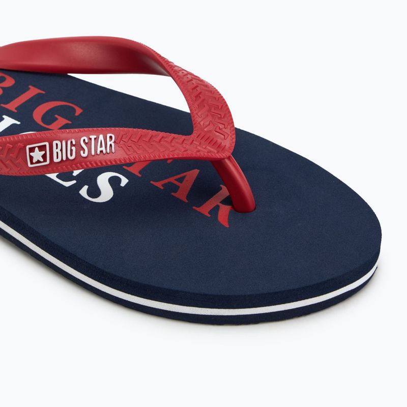 BIG STAR infradito da uomo LL174428 blu navy 7