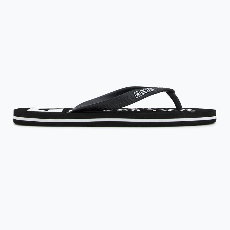 BIG STAR infradito da uomo LL174444 nero 2