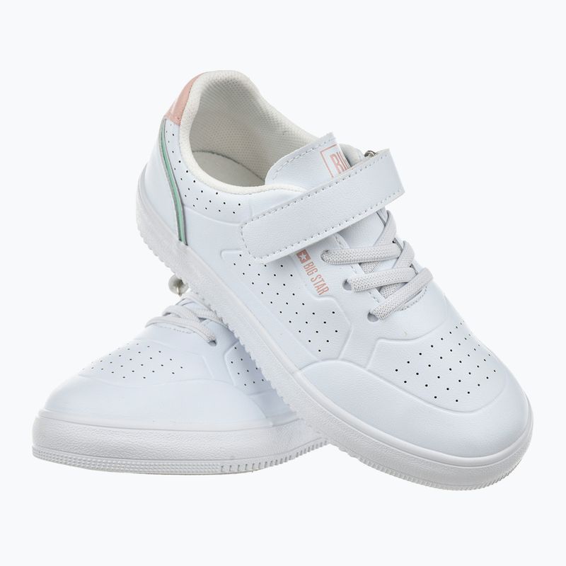 Scarpe BIG STAR per bambini OO374005 bianco/rosa/verde 11