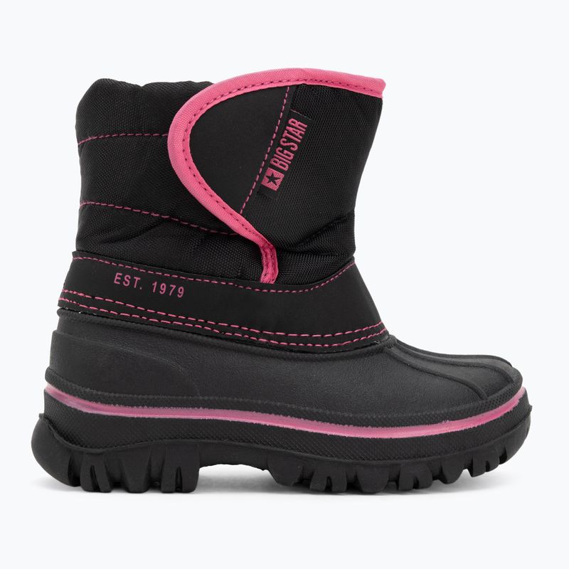 BIG STAR stivali da neve per bambini OO374057 nero / rosa scuro 2