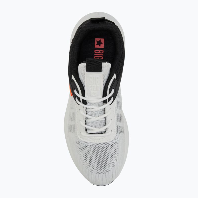 Scarpe BIG STAR da uomo RR174247 bianco/nero 5