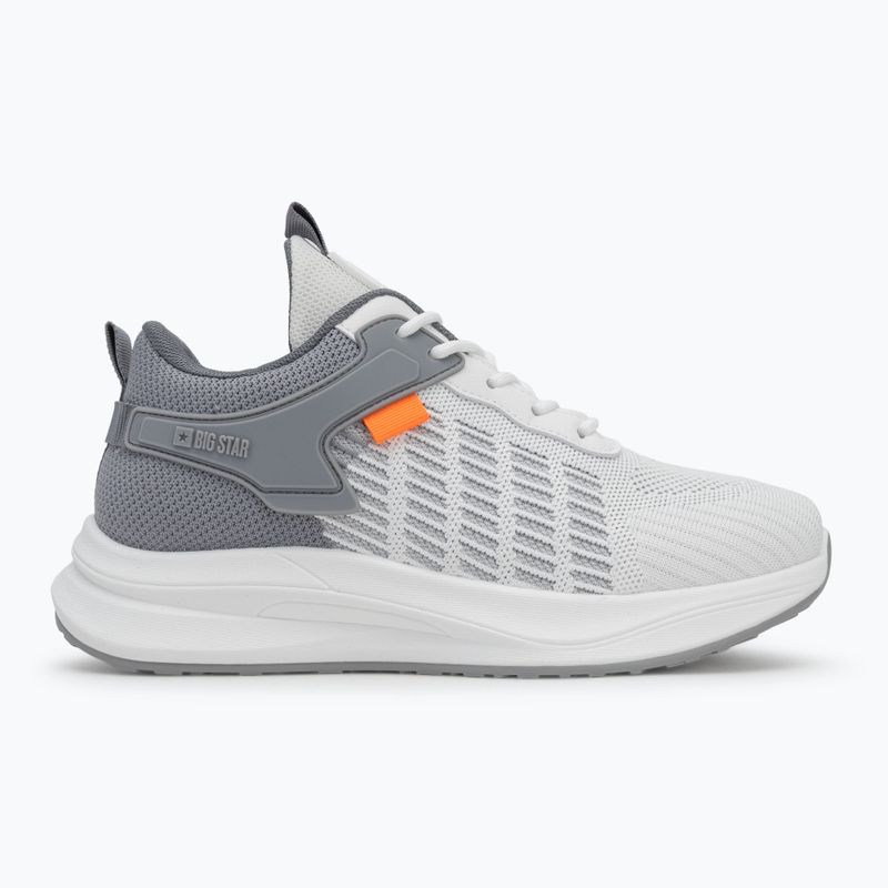 Scarpe BIG STAR da uomo RR174247 bianco/grigio 2