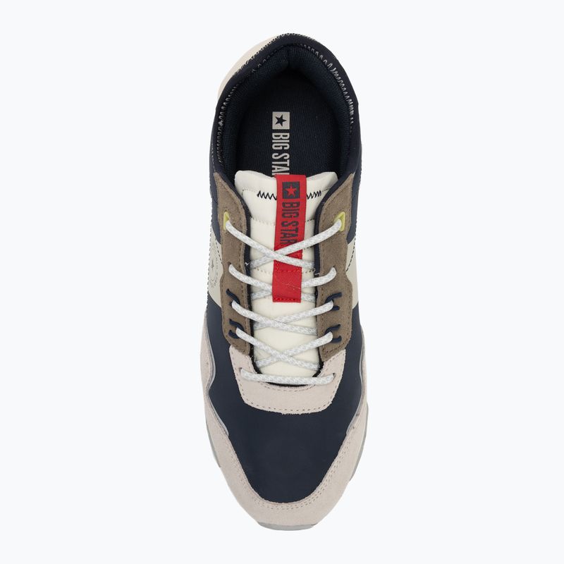 Scarpe Big Star da uomo RR174474 blu navy 5