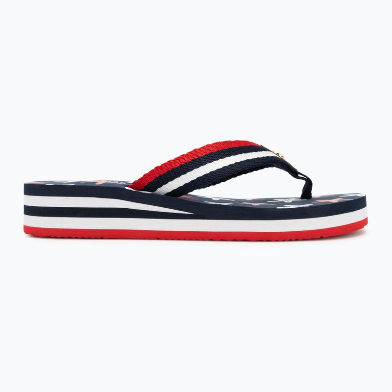 BIG STAR infradito da donna RR274A127 blu navy / rosso 2