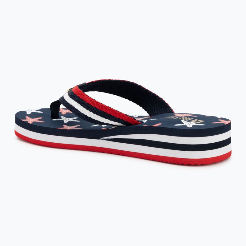 BIG STAR infradito da donna RR274A127 blu navy / rosso 3