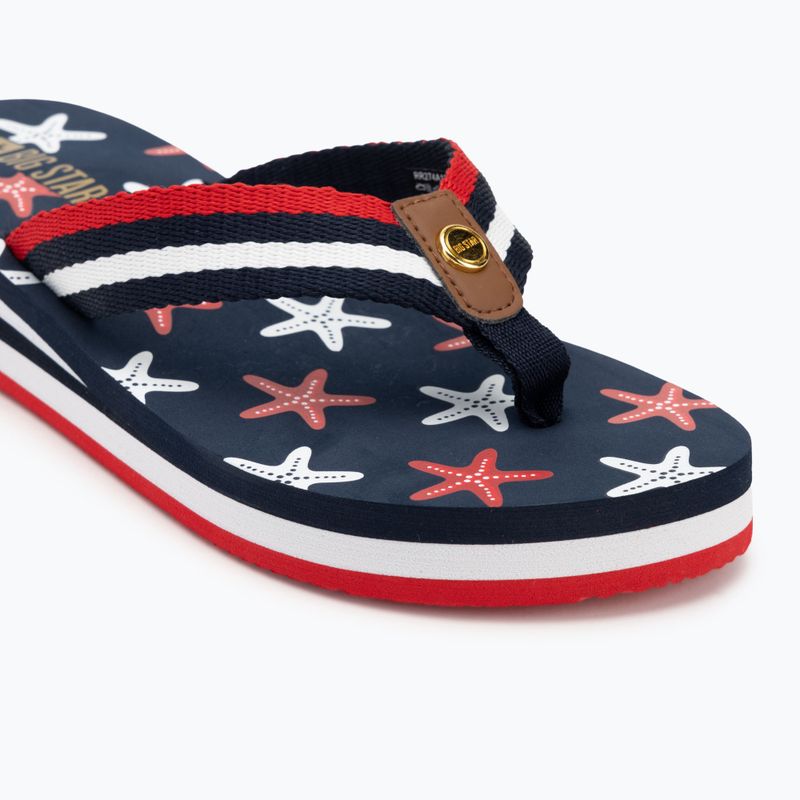 BIG STAR infradito da donna RR274A127 blu navy / rosso 7