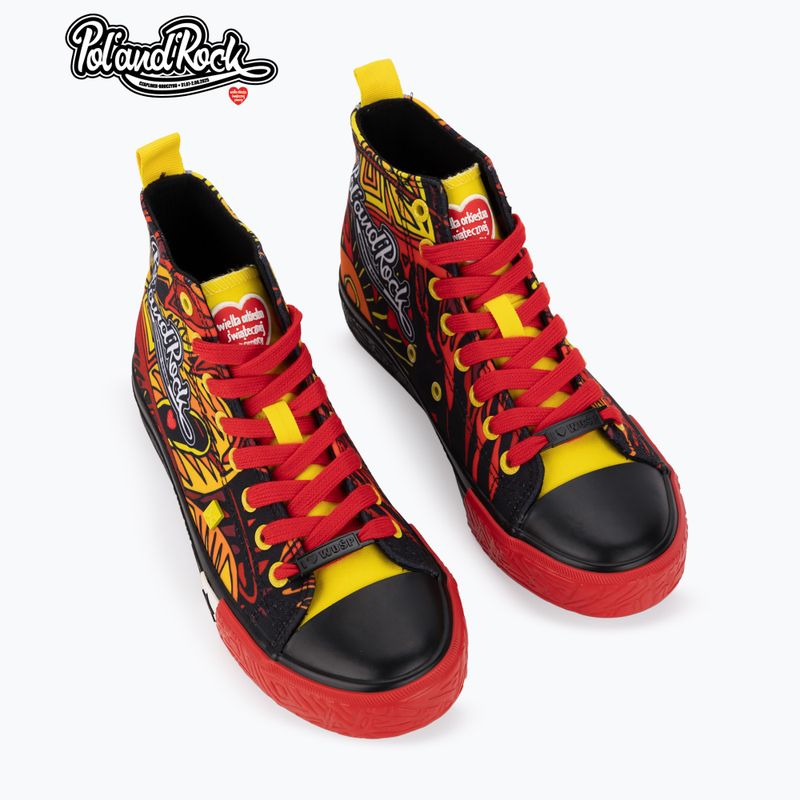 Scarpe da ginnastica BIG STAR uomo SS174501 nero/rosso/giallo 15