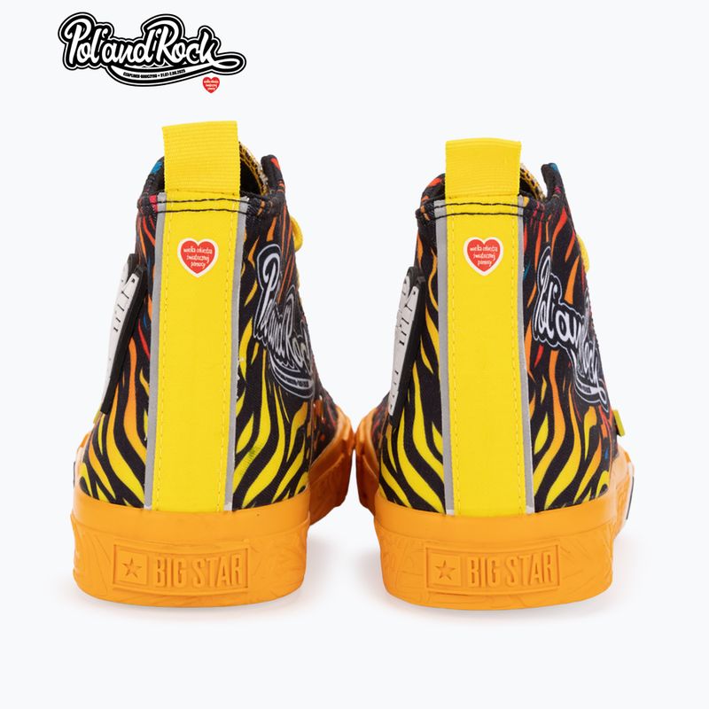Scarpe da ginnastica BIG STAR da uomo SS174503 giallo/rosso 10