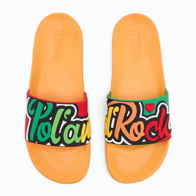 BIG STAR infradito uomo SS174507 giallo 5