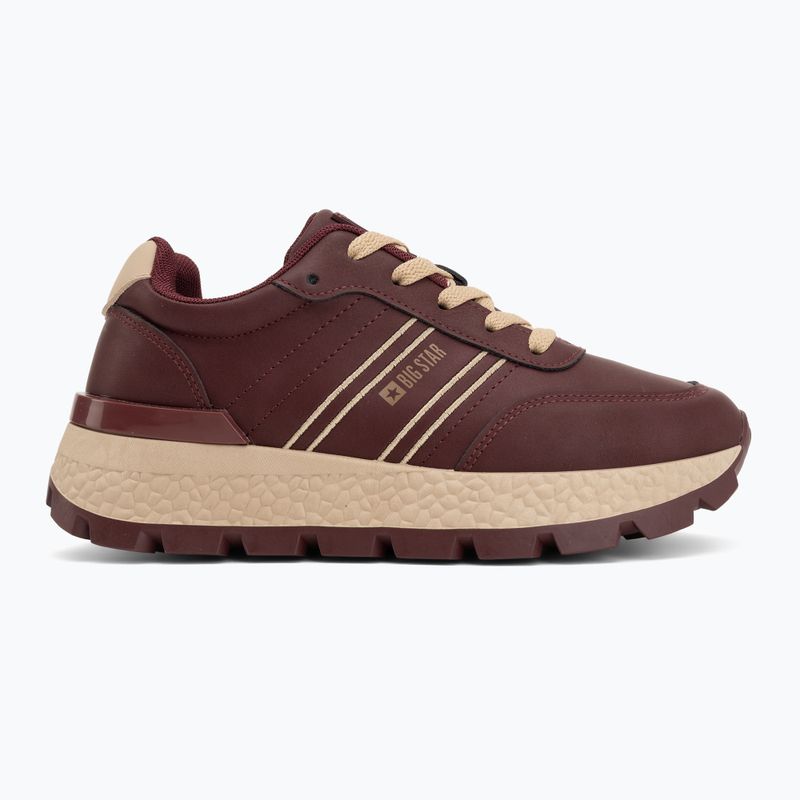 Scarpe da donna BIG STAR UU274041 burgundy 2