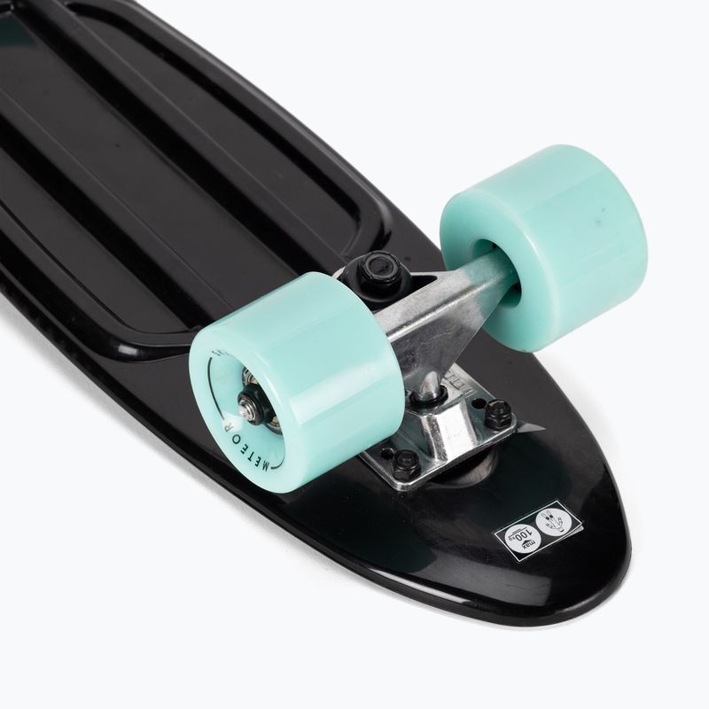 Meteor 23665 flip skateboard nero/menta/argento 7