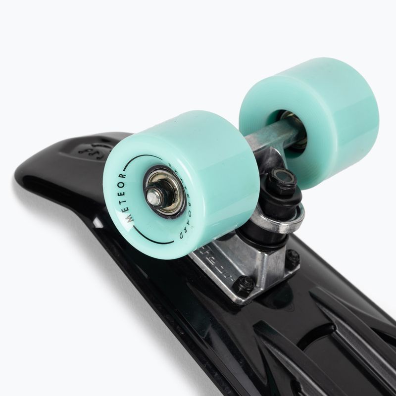 Meteor 23665 flip skateboard nero/menta/argento 8