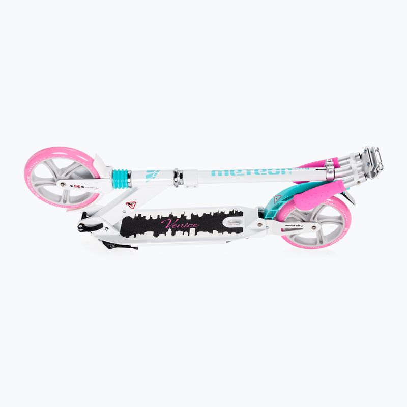 Scooter Meteor City Venice bianco/rosa 4